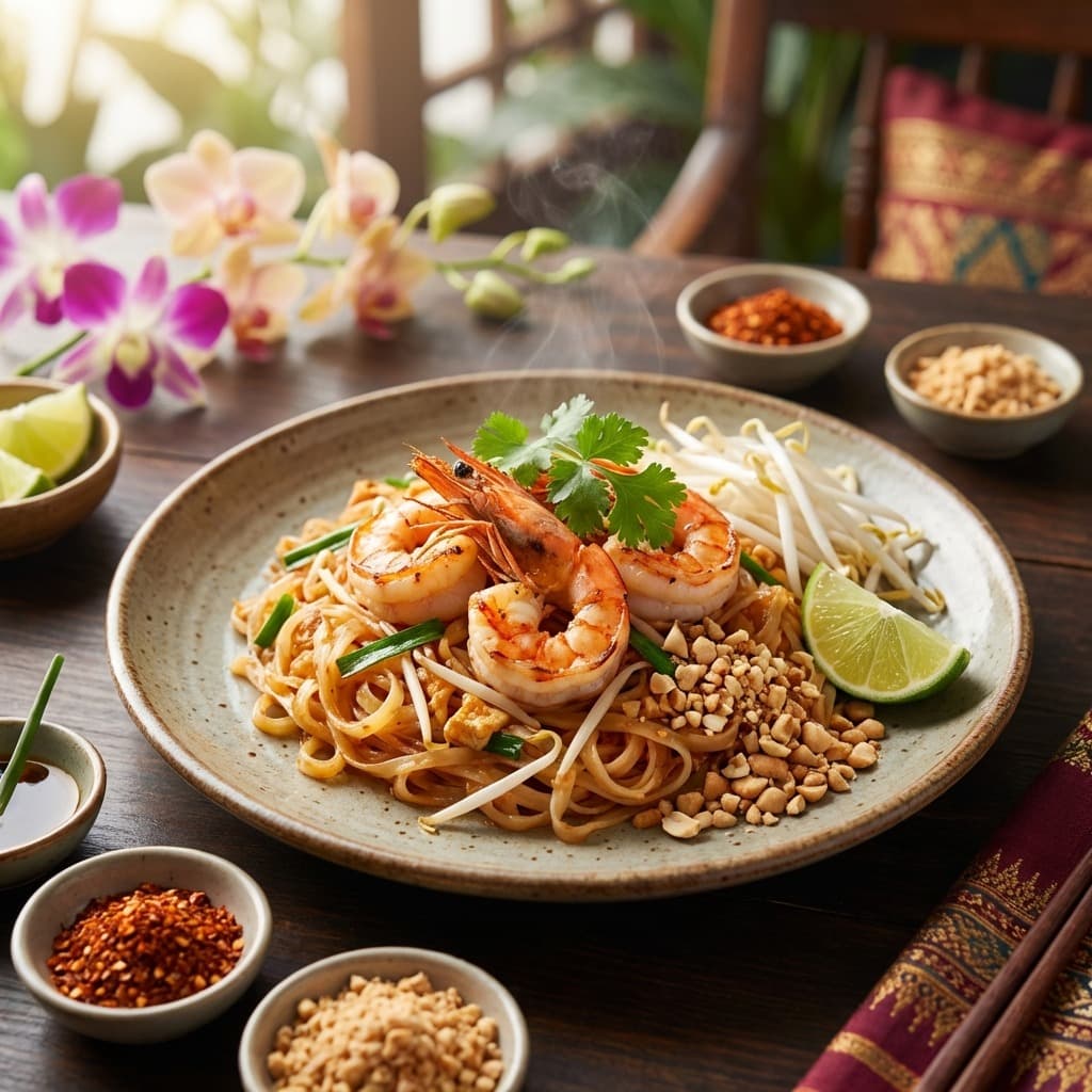 Pad Thái xào hải sản